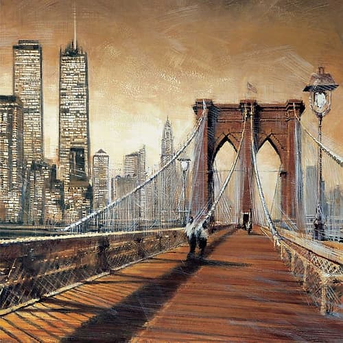 Manhattan Sunset II Architecture Print
