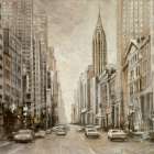 To the Chrysler Building Art Print