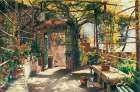 In the Pergola Art Print