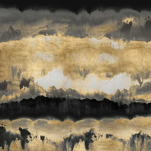 Spectrum in Gold and Black Art Print