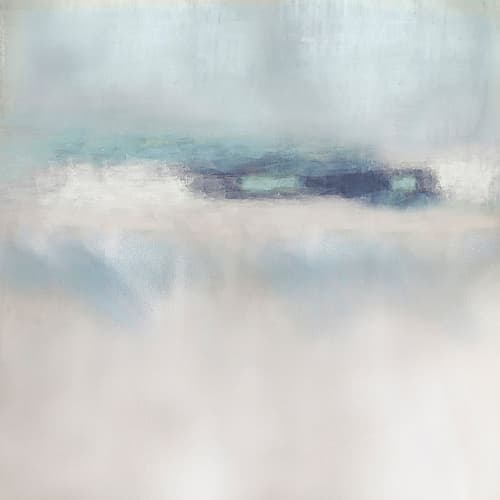 Suspend in Aqua Art Print