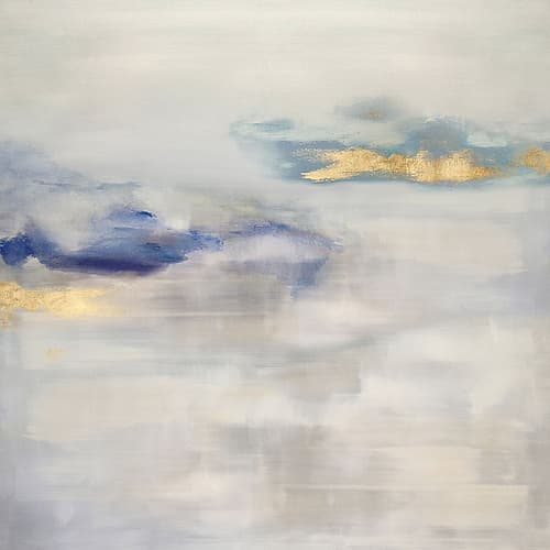 Ethereal with Blue II Art Print