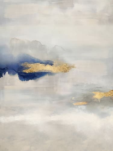 Ethereal with Blue V Art Print
