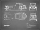Jaguar SS1-Grey Art Print