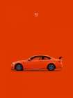 BMW M3 GTS Orange Art Print