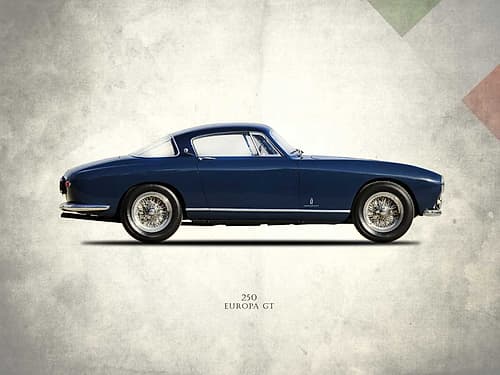 Ferrari 250 Europa GT 1955 Games and Sports Print