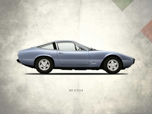 Ferrari 365GTC-4 1972 Games and Sports Print