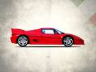 Ferrari F50 Art Print