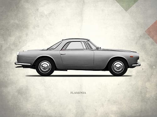 Lancia Flaminia 3c GT2 1962 Games and Sports Print