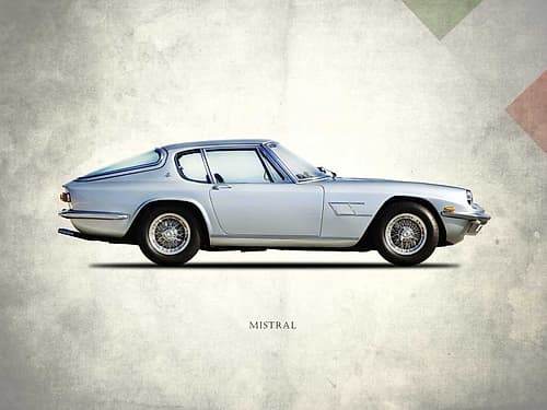 Maserati Mistral 1969 Games and Sports Print