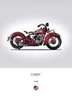 Indian Chief 1939 Vintage Print