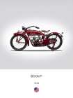 Indian Scout 1924 Vintage Print