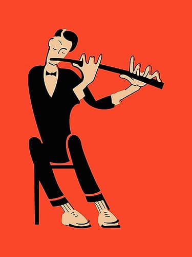 The Flute Figurative Print