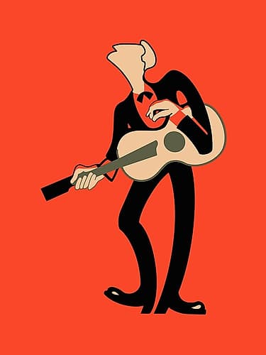 The Guitar Figurative Print