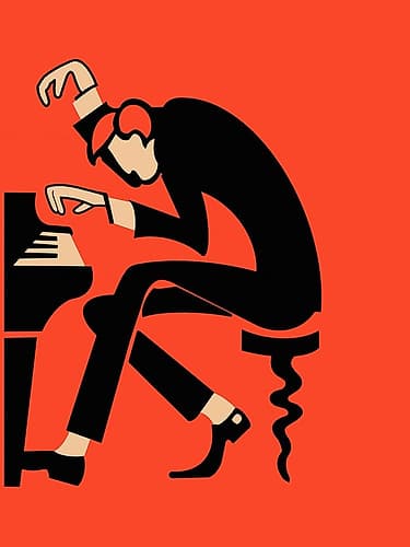 The Piano Figurative Print