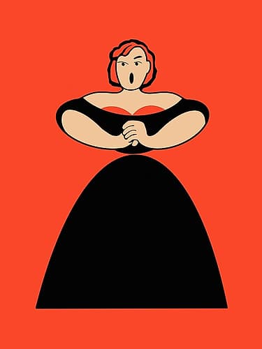 The Singer Art Print