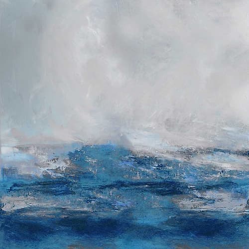 Terra in Blues Art Print