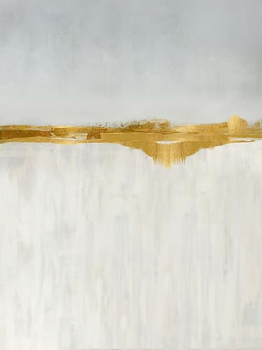 Linear Gold I Art Print