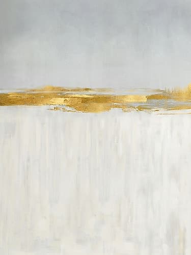 Linear Gold II Art Print