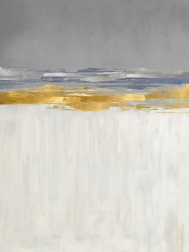 Gold and Silver I Plage reproduction