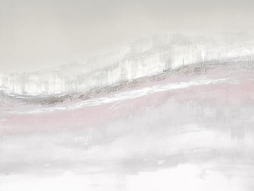 Flowing Blush Art Print