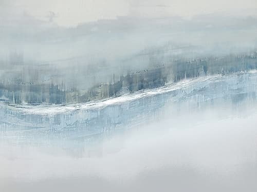Flowing Aqua Art Print