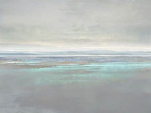 Aqua Reflection Art Print