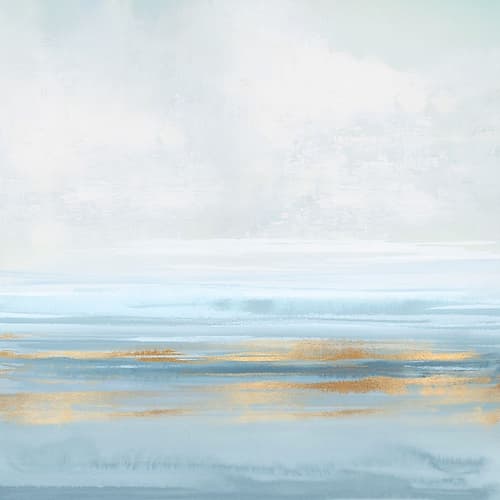 Sky Blue Reflection I Art Print