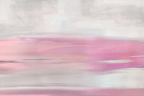 Pink Blush Stroke Art Print
