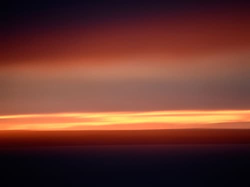 Abstract Sunset Art Print