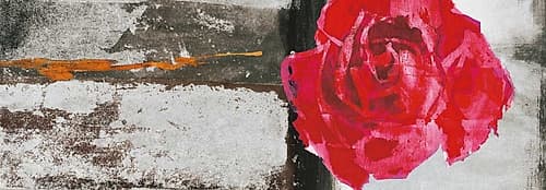 Metallic Pop Flower I Art Print