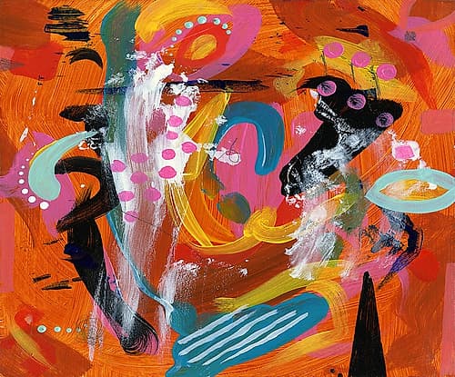 Jazz Funk Art Print by Diane Stevenett