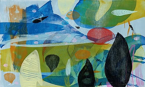 Under the Red Sun Art Print by Diane Stevenett