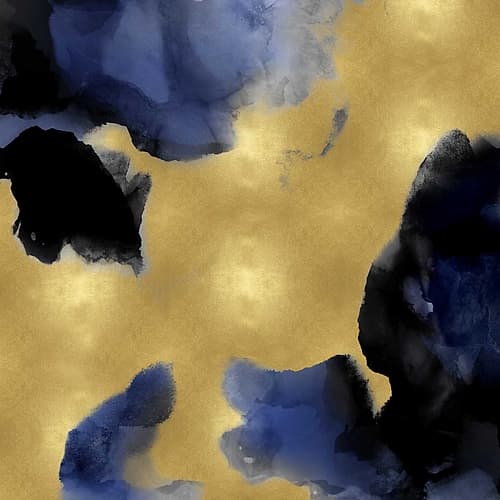 Midnight Gold II Art Print by Lauren Mitchell