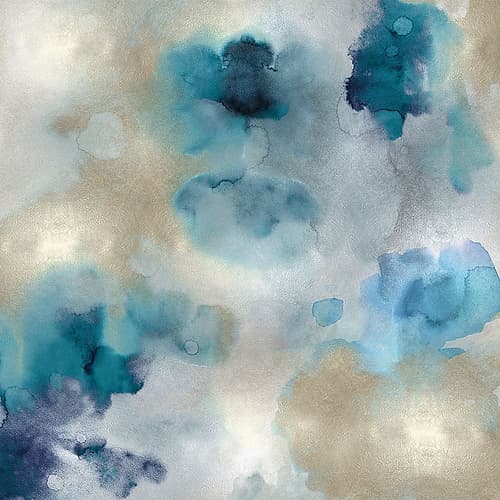 Aqua Movement II Art Print