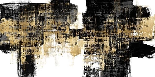 Amplified Gold on Black Art Print by Alex Wise