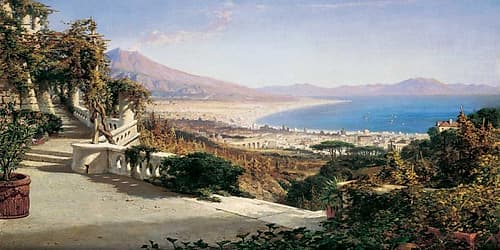 A View of the Bay of Naples Art Print