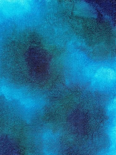 Blue Blend Exercise I Art Print