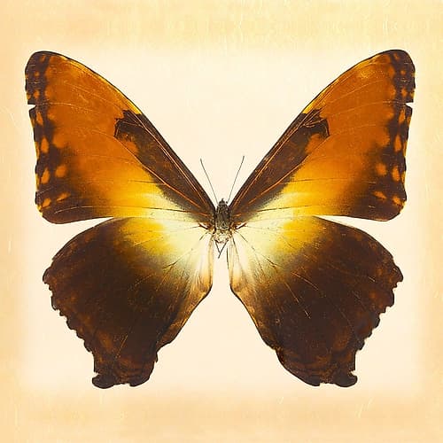 Sunset Morpho Art Print