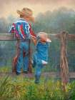 Cowboy Up Art Print