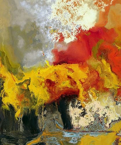 Lava Flow I Art Print
