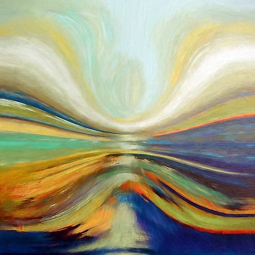 Bending Light I Art abstrait reproduction