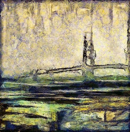 Bay Mist Art Print