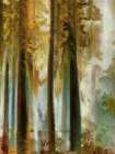 Golden Forest I Art Print