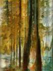 Golden Forest II Art Print