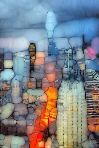 Blob City I Art Print
