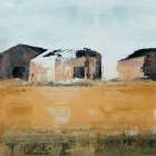 Cabins Art Print