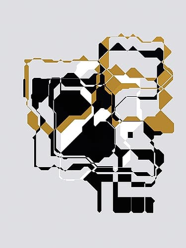 Inner Dimensions IV Art abstrait reproduction