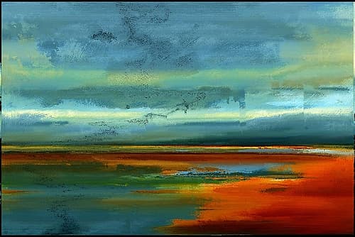 Looking For the Horizon V Art Print