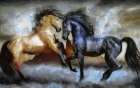 Horse Play I Art Print